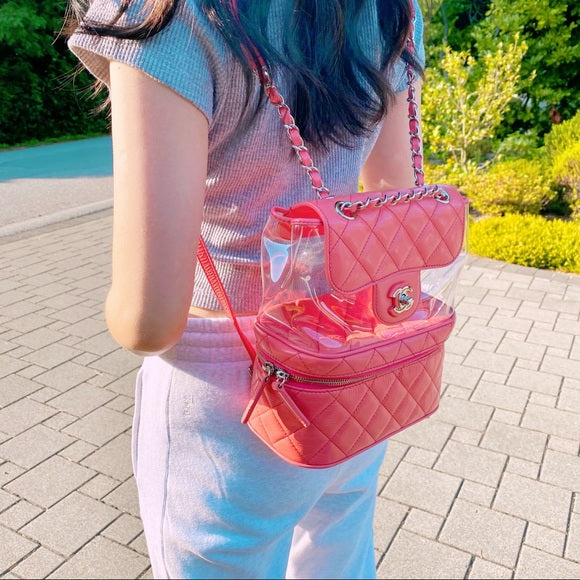 CHANEL, Bags, Chanel Pink Backpack