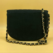 Load image into Gallery viewer, CHANEL Vintage 24k gold cloth shoulder bag TWS
