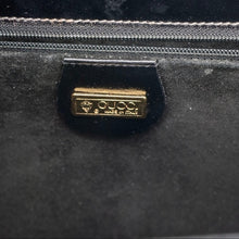 Load image into Gallery viewer, GUCCI vintage black leather clutch
