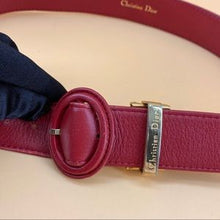 Load image into Gallery viewer, CHRISTIAN DIOR Vintage leather belt POP
